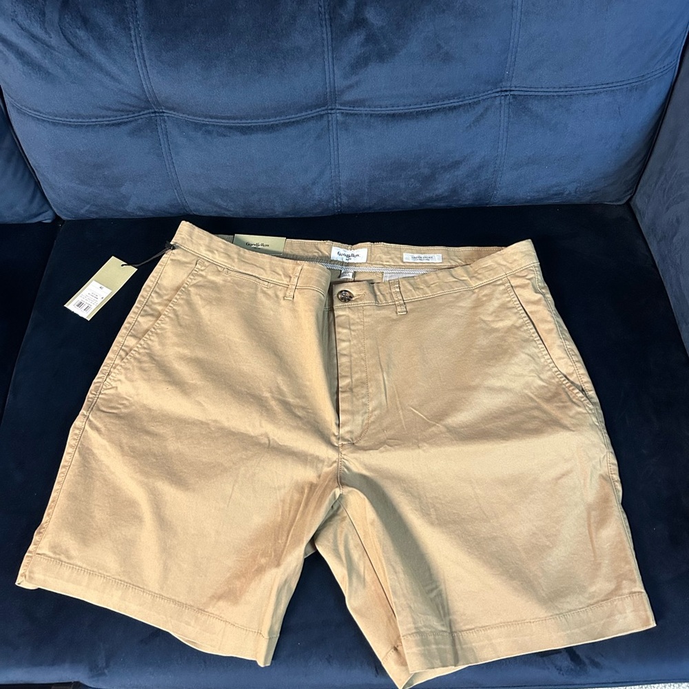 Goodfellow & Co Tan Flat Front Men Shorts